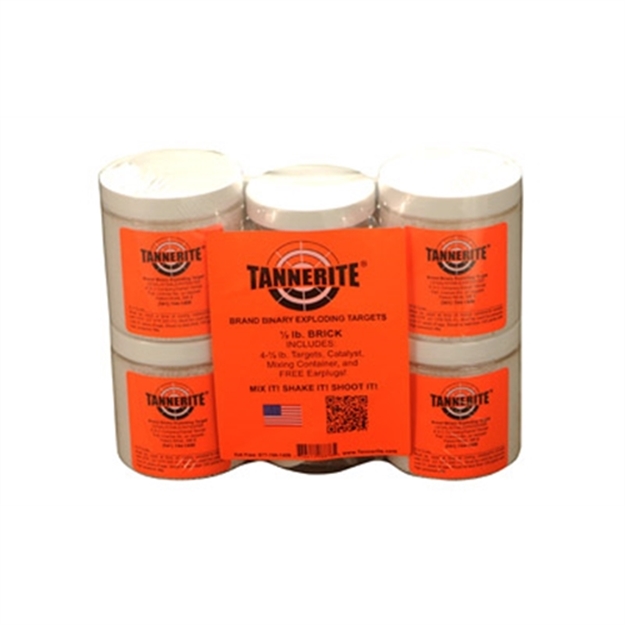 Picture of Tannerite 12Br 1/2 Pound Target  Impact Enhancement Explosion White Vapor Centerfire Rifle Firearm 0.50 LB 16 Targets 1/2 BR