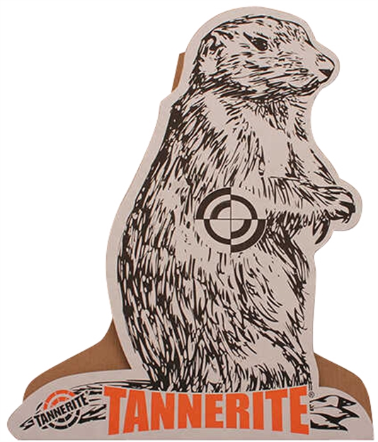 Picture of  Tannerite Pdt Prairie Dog Target Holders Prairie Dog Standing Cardboard Rifle 11" X 4" X 30" Multi-Color 48 Targets