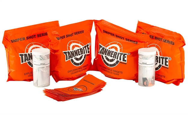 Picture of  Tannerite Pp40 Sniper Shot  Impact Enhancement Explosion Centerfire Rifle Firearm 0.50 LB 40 Targets