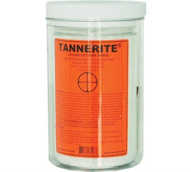 Picture of  Tannerite 2Et 2 Pound Target  Impact Enhancement Explosion White Vapor Rifle Firearm 2 Lbs 6 Per Case