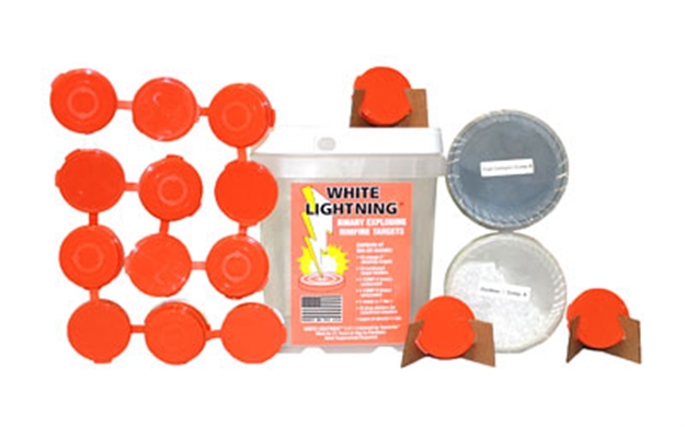 Picture of Tannerite Binary Exploding Target, 22 Rimfire White Lightning 15 WLK 736211090669