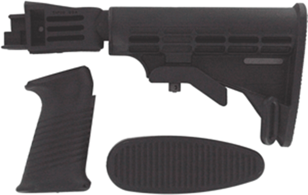 Picture of Tapco Stock Set T-6 Adjustable Saiga Rifles Polymer Black !