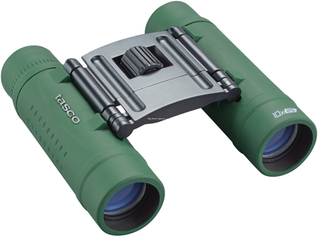 Picture of Tasco BY Bpo Essentials Binoculars 10X25 Green Roof Mc, Box 6L