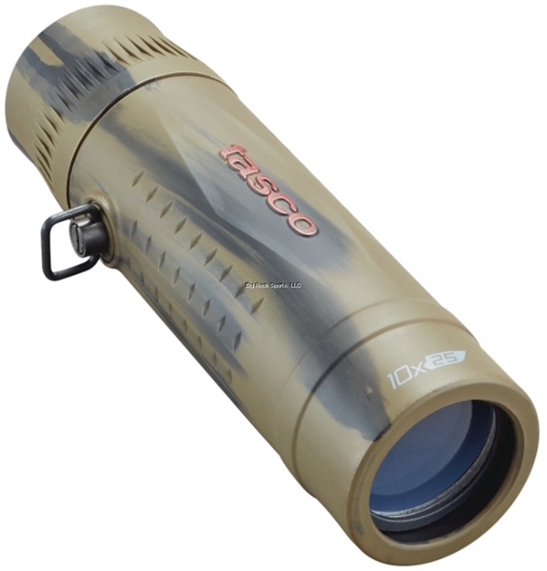 Picture of Tasco BY Bpo Essentials Monocular 10X25 Brown Camo, Roof Mc, Box 6L