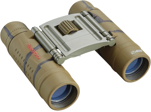 Picture of Tasco BY Bpo Essentials Binoculars 12X25 Brown Camo Roof Mc,, Box 6L