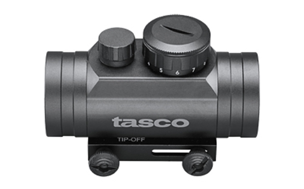 Picture of Tasco BY Bpo Pro Point Riflescope, 1X30 Black 5 Moa Red Dot, Weaver/Tip Off Mount, Box 5L TRD130T 046162000649