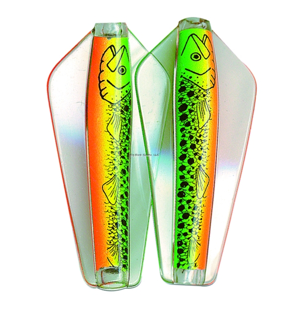 Picture of Tasmanian Devil Devil Lure, 1/2 Oz, 14G, Firetiger Uv, Floating