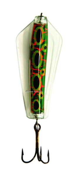 Picture of Tasmanian Devil Little Devil Lure, 1/4 Oz, 7G, Bleeding Frog Uv, Floating