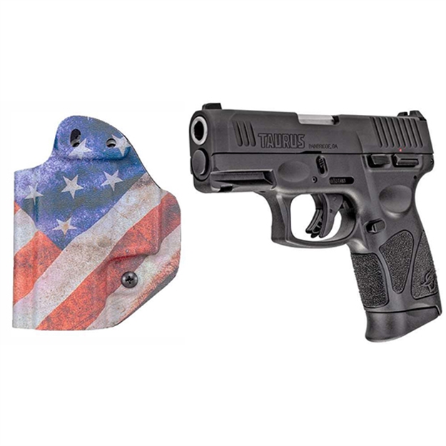 Picture of Tau G3c 9Mm 3.26 3 12Rd Mft US Flag Holster 1G3C931CK4