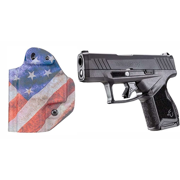 Picture of Tau Gx4 9Mm 3 Blk 11Rd Mft US Flag Holster 1GX4M931CK1