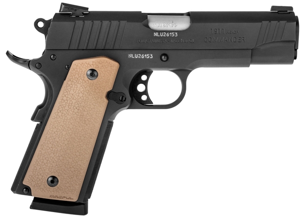 Picture of Taurus 1191101Cmfde 1911 Commander 
45 Automatic Colt Pistol (Acp) Single 4.25" 8+1 Flat Dark Earth Magpul Moe Grip Flat Dark Earth Polymer Frame Black Carbon Steel Slide