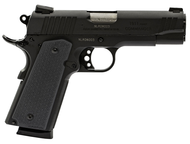 Picture of Taurus 1191101Cmg 1911 Commander 
45 Automatic Colt Pistol (Acp) Single 4.25" 8+1 Gray Magpul Moe Grip Gray Polymer Frame Black Carbon Steel Slide