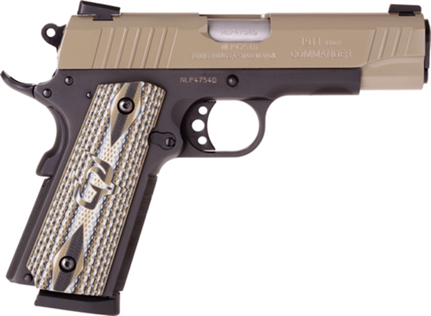 Picture of Taurus 1911 Commander .45Acp 4.25" FS 8-Sh Black/Sand < 1191101COMSVZ 725327931812