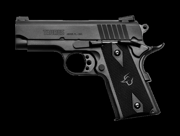 Picture of Taurus 1911 Officer 9Mm 3.5" Blk/Blk 9Rd 1191101OFC9MM