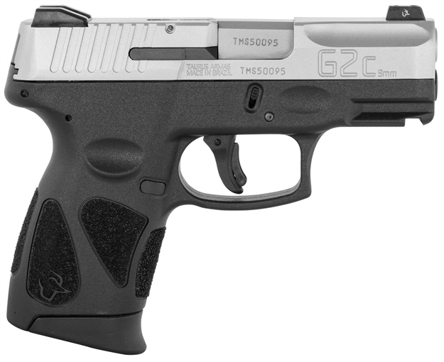 Picture of Taurus 1G2c939ns12 G2c  9Mm Luger 3.20" 12+1 Black Stainless Steel Black Polymer Grip