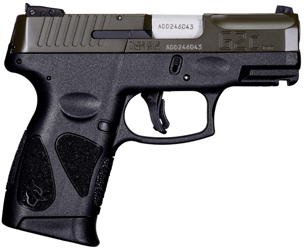 Picture of Taurus G2c 9Mm Blk/Grn 3.26" 2-12Rd 1-G2C93B-12
