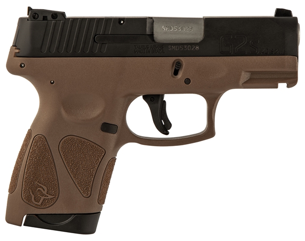 Picture of Taurus 1G2s4031b G2s  40 S&W 3.26" 7+1 Brown Black Carbon Steel Brown Polymer Grip