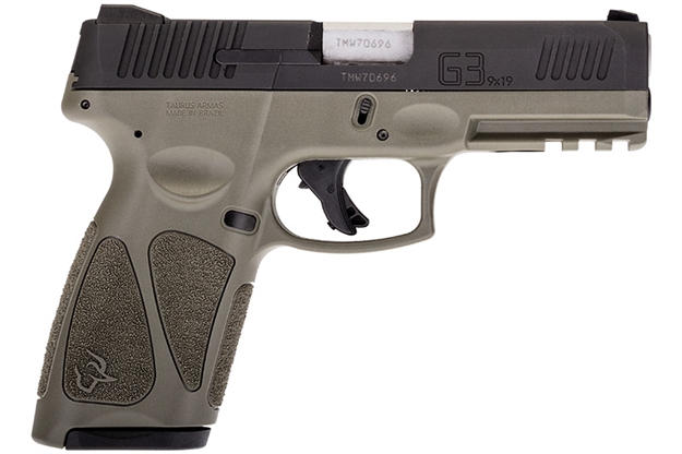 Picture of Taurus 1G3941o15 G3  9Mm Luger 4" 15+1 OD Green Matte Black Steel Slide Black Polymer Grip
