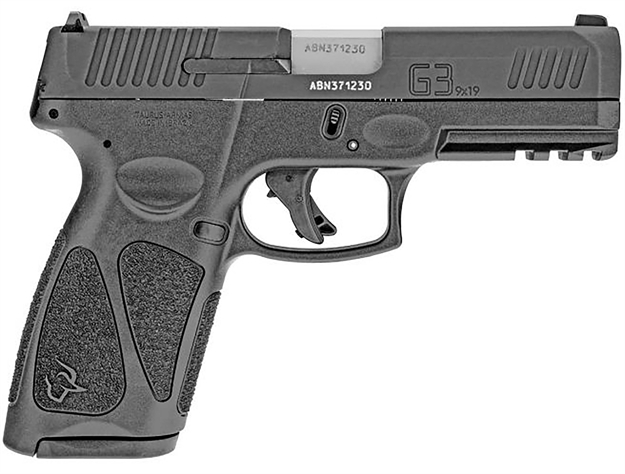 Picture of Taurus 1G3b94115 G3  Full Size Frame 9Mm Luger 15+1 4" Matte Stainless Steel Barrel, Matte Black Tenifer Serrated Steel Slide, Black Polymer Frame W/Picatinny Rail, Black Polymer Grip, Right Hand 1-G3B941-15 725327625810