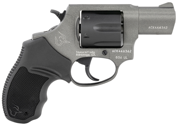 Picture of Taurus 2-85621Ulc21 856 Ultra-Lite 38 Special 6Rd 2" Anodized Tungsten Aluminum Frame Matte Black Steel Barrel/Rubber Grip