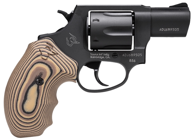 Picture of  Taurus 285621Vz19 856  38 Special 6Rd 2", Matte Black Carbon Steel, Brown VZ Cyclone Grip