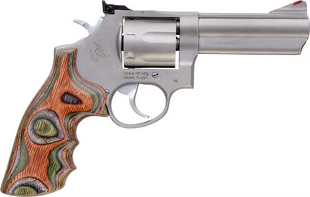 Picture of Taurus 66 .357 4" AS 7-Shot Matte Stainless Laminated