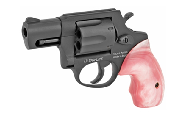 Picture of Taurus 856Ul 38Spl 2" Blk FS Pink Pearlgrip 6Rd