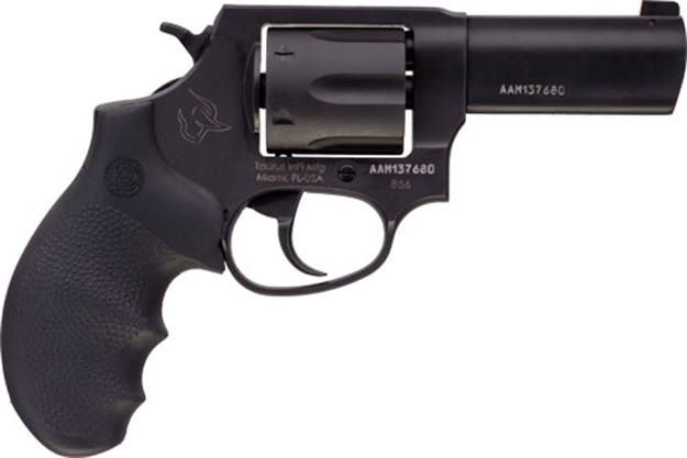 Picture of Taurus 856 38Spl 3" Ngt Sgt Matte Black Rubber 2856031NS