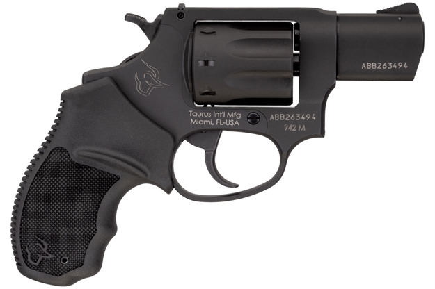Picture of  Taurus 2942M021 942  22 Wmr 8Rd 2" Barrel, Overall Matte Black Finish Steel & Finger Grooved Black Polymer Grip 725327618584