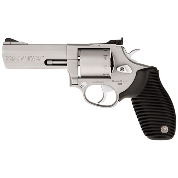 Picture of Taurus 2992049 Tracker 992 22 LR OR 22 Wmr 9Rd 4" Barrel, Overall Matte Finish Stainless Steel & Black Ribber Grip Includes Cylinder 2-992049