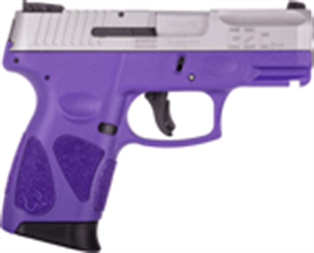 Picture of Taurus G2c 9Mm Compact 3.26" Ss/Dpurp FS 2/12Rd 1G2C93912DP