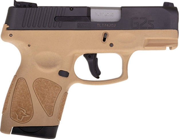 Picture of Taurus G2s Slim .40S&W 6-Shot 3-Dot Adj. Black/Tan Polymer