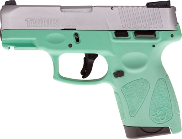 Picture of Taurus G2s Slim 9Mm 7-Shot 3-Dot Adj. Ss/Cyan Polymer 1G2S939C 725327617433