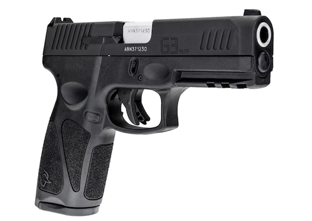 Picture of Taurus 1G3b941 G3  Full Size Frame 9Mm Luger 15+1/17+1 4" Matte Stainless Steel Barrel, Matte Black Tenifer Serrated Steel Slide, Black Polymer Frame W/Picatinny Rail, Black Polymer Grip, Right Hand 1-G3B941 725327625766