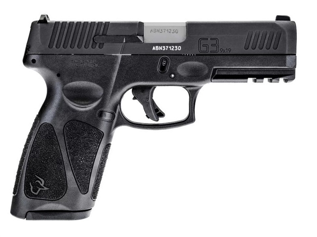 Picture of  Taurus 1-G3bsr9041 G3  Full Size Frame 9Mm Luger 17+1 4" Matte Stainless Steel Barrel, Matte Black Serrated Alloy Steel Slide, Black Polymer Frame W/Picatinny Rail, Textured Grip 725327626350