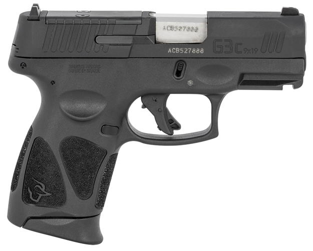 Picture of Taurus G3c Semi-Auto Pistol, 9Mm 3.26" Bbl, Black, Optics Ready, 12+1 Rnd 1-G3CP931