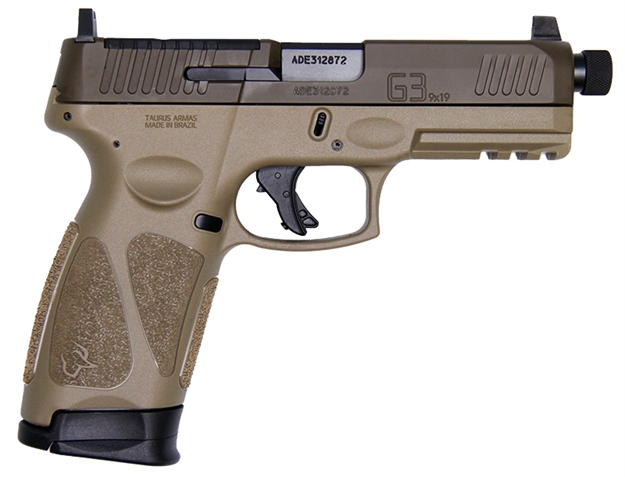 Picture of Taurus G3t 9Mm 4.5"  Tan/Patriot Brown TB  2/17