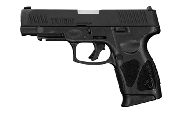 Picture of Taurus 1G3xlsr9041 G3xl  Compact Frame 9Mm Luger 12+1 4" Matte Stainless Steel Barrel, Matte Black Tenifer Serrated Steel Slide, Black Polymer Frame W/Picatinny Rail, Black Polymer Grip, Right Hand 1-G3XLSR9041 725327626374