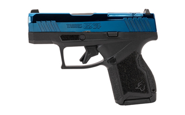 Picture of Taurus 1-Gx4m931-B Gx4  Micro-Compact Frame 9Mm Luger 11+1 3.06" Satin Black Dlc Stainless Steel Barrel Black Alloy Steel Serrated Slide Brown Stainless Steel Frame Textured Grip 1-GX4M931B 725327943082