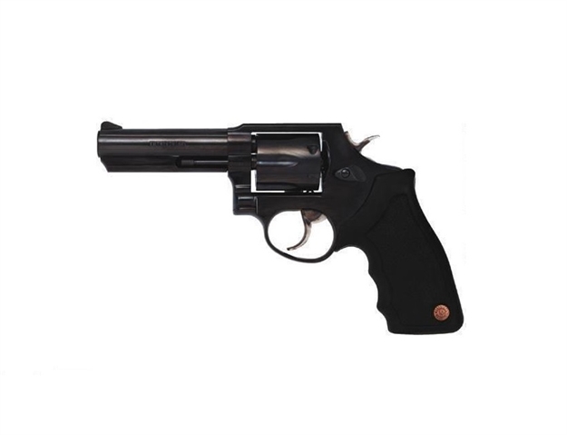 Picture of  Taurus 2-650041 65  Medium 357 Mag/38 Special +P 6 Shot 4" Matte Black Oxide Barrel, Cylinder & Frame, Black Finger Grooved Rubber Grip, Transfer Bar Safety, Exposed Hammer 725327200031