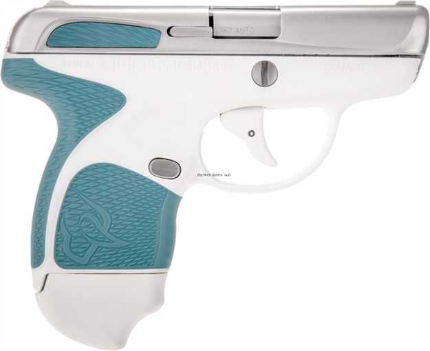 Picture of Taurus Spectrum Semi Auto Pistol 380 Auto S/S /Wt 2.8" 6+1 Cyan Overmold