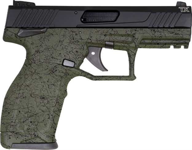 Picture of Taurus Tx-22 .22Lr 4.1" Adj. 16-Shot Green Splatter 1TX22141SP2 725327933779