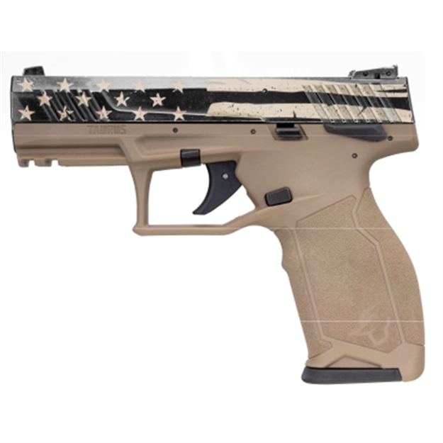 Picture of Taurus Tx22 22Lr 4" Fde/Us Flag 2-16Rd 1TX22141USD