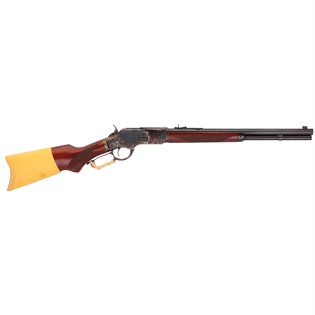 Picture of Taylors & Company 550202Com 1873 Comanchero 357 Mag Caliber With 10+1 Capacity, 18" Barrel, Color Case Hardened Metal Finish & Walnut Fixed Pistol Grip Stock Right Hand (Full Size) 2025COM 839665001530