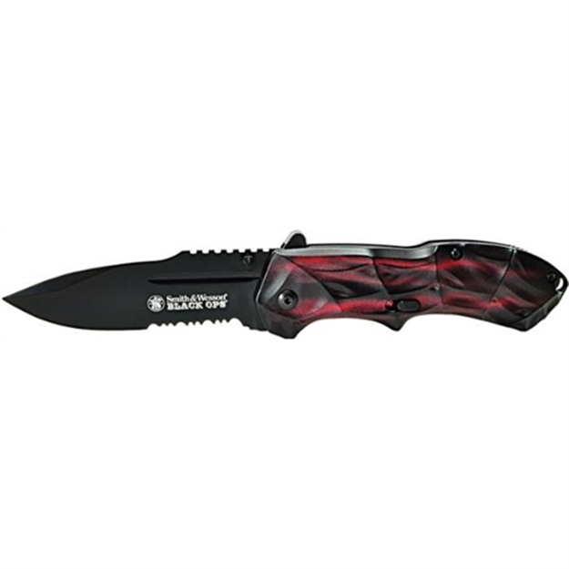 Picture of Taylor Cutlery/S&W Knives S&W Blk Ops Red Drop PT