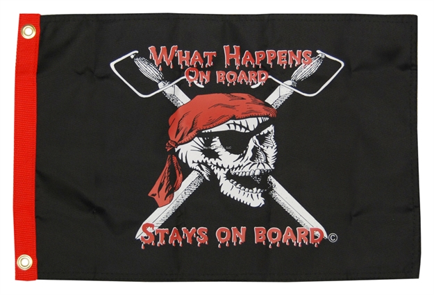 Picture of Taylormade Pirate What Happens 12X18 Nylon Flag