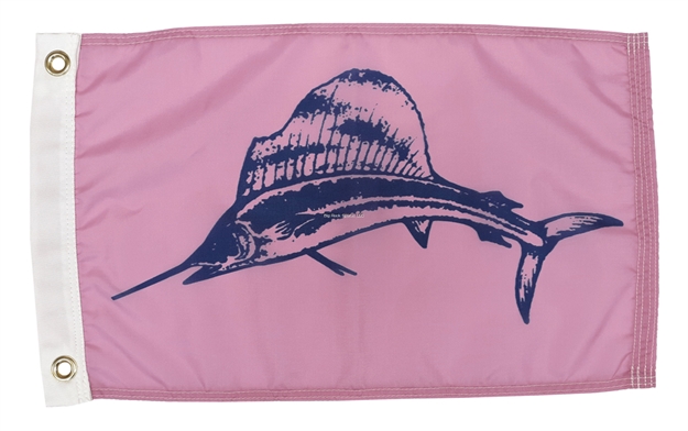 Picture of Taylor Made Sailfish Flag - Pink - 12" X 18" Nylon