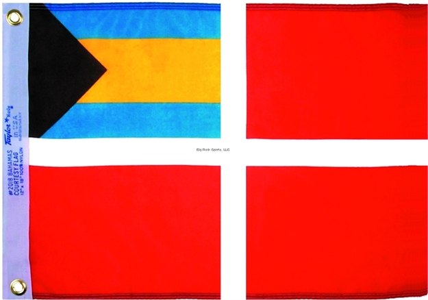 Picture of Taylormade Bahamas Courtsey Flag 12"X18"