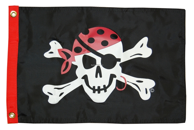 Picture of Taylormade Pirate One Eyed Jack 12X18 Nylon Flag