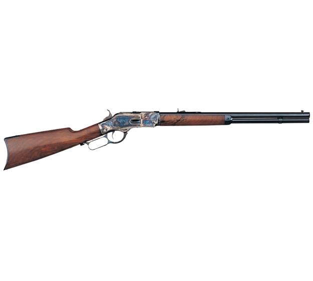 Picture of Taylors & Company 550173 1873 Sporting Leaver Action 357 Mag Caliber With 10+1 Capacity, 20" Blued Octagon Barrel, Color Case Hardened Metal Finish & Walnut Stock Right Hand (Full Size) 200F 839665002193
